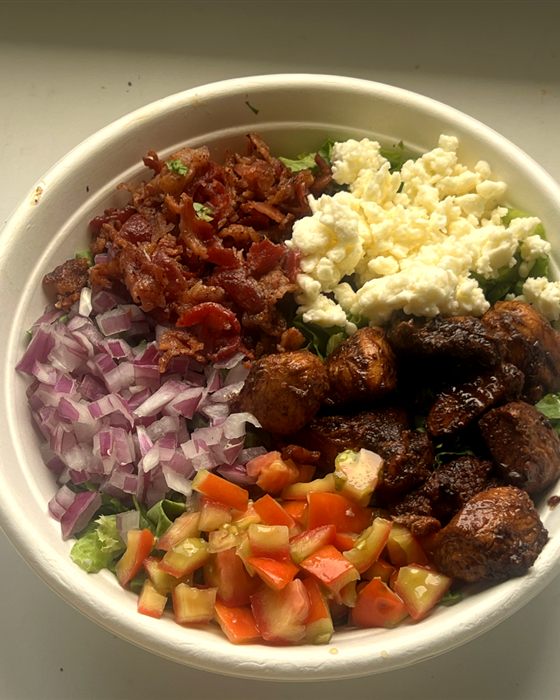 BLT balsamic chicken salad