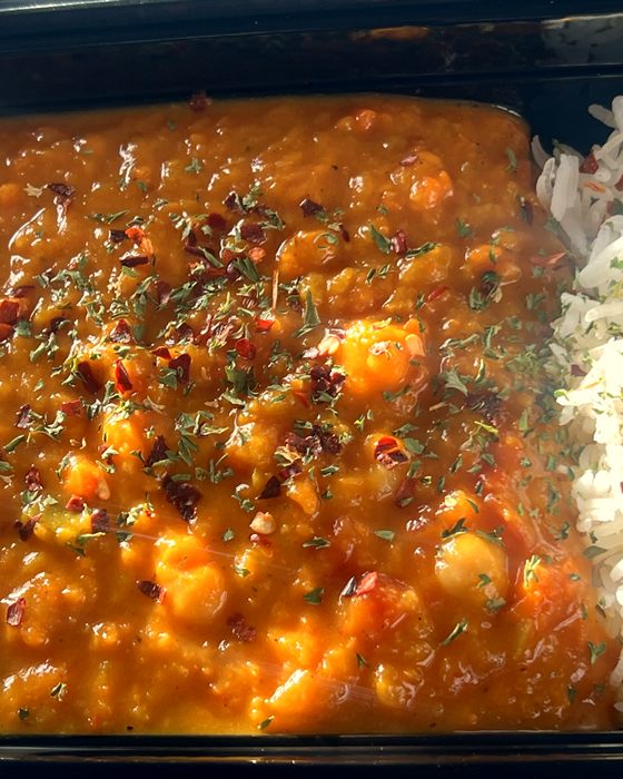 chickpea pumpkin coconut curry