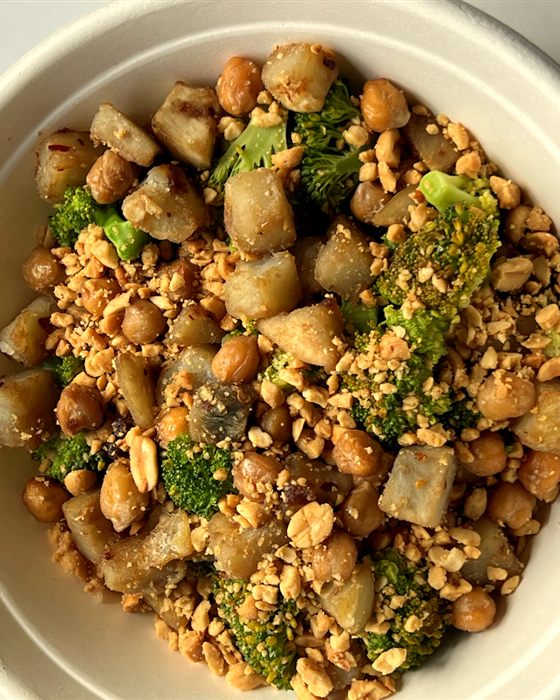Thai sweet potato power bowl